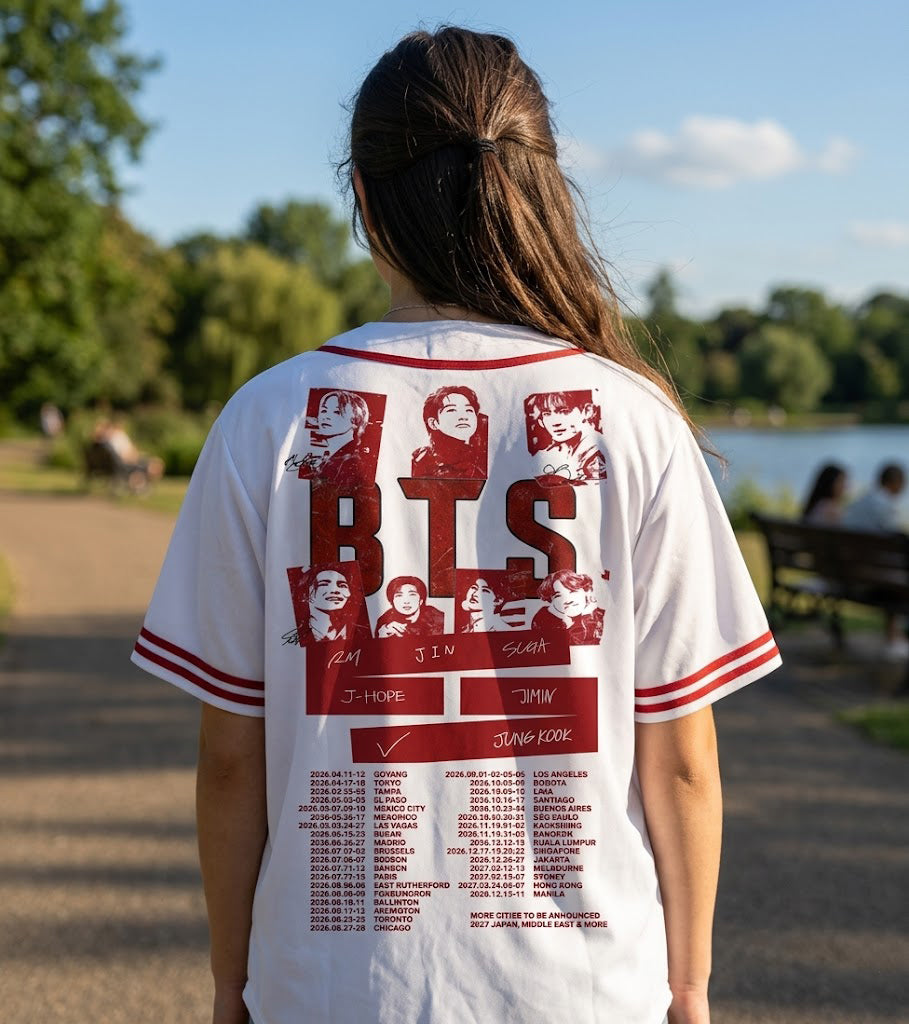 BTS Limited Tour Series - Official Graphic Baseball Jersey
