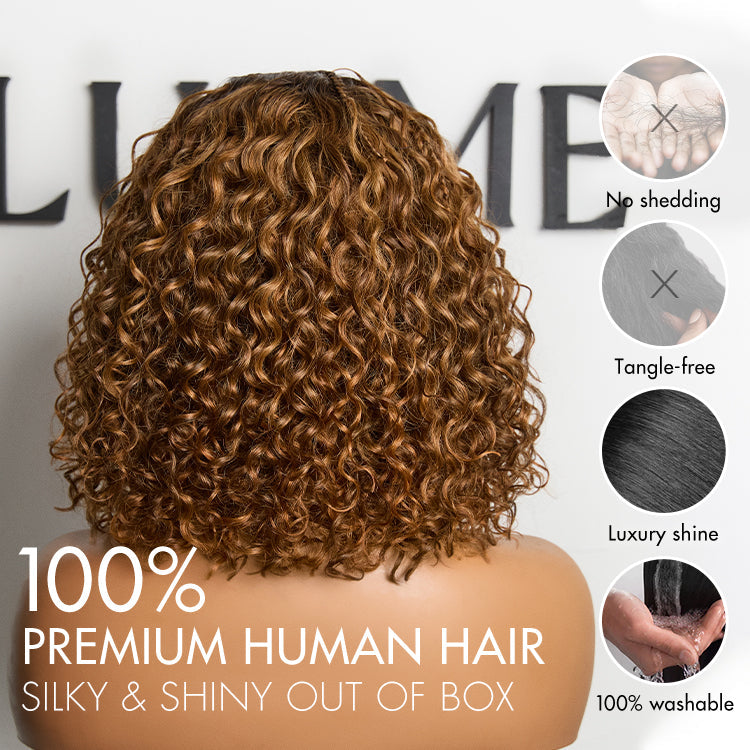 Hair-Readitress™ Boho Braids Deep Curly Glueless 5x5 Closure Lace with Braided Top Human Hair Wig Pre-Cut Lace