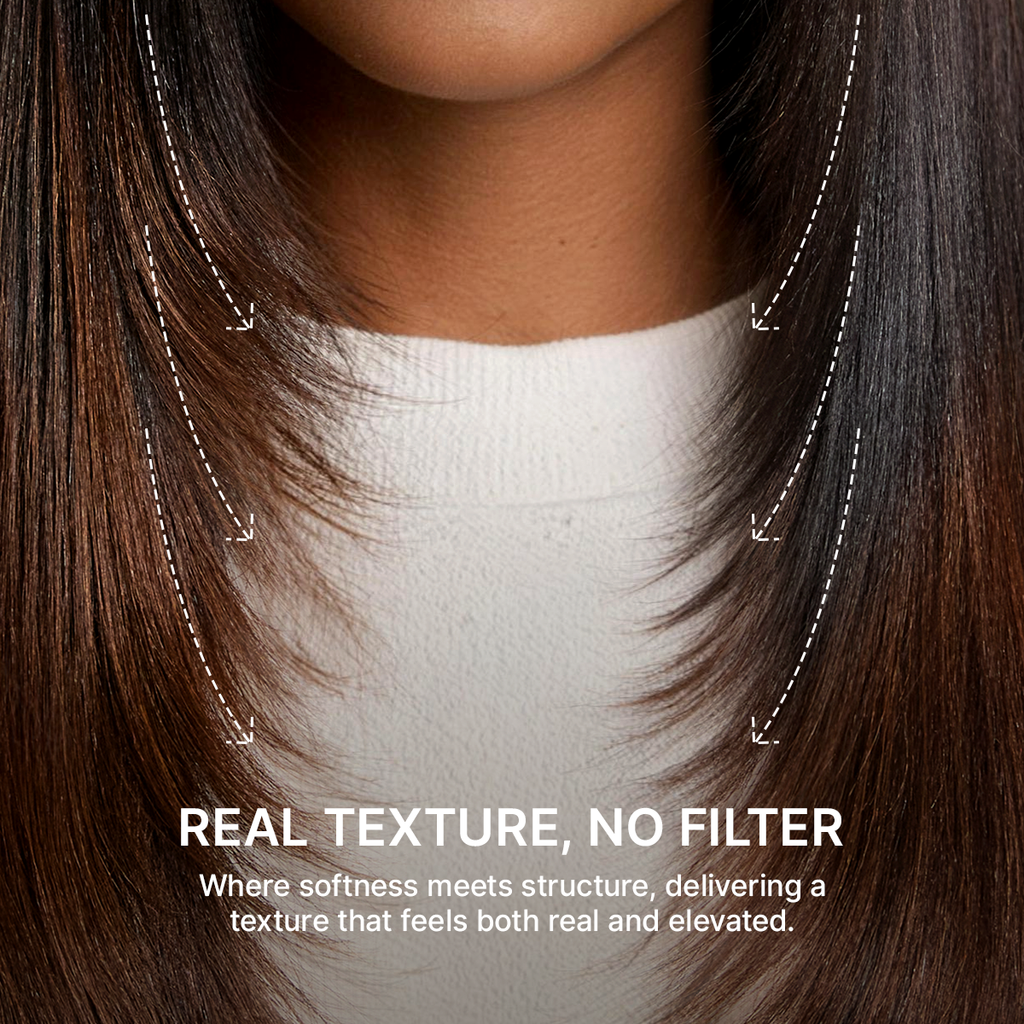 All-Day Comfort™ Wig 180% Density Butterfly Cut Layered Light Yaki Straight Glueless 7x6 Closure HD Lace Human Hair Wig Pre-Cut Lace