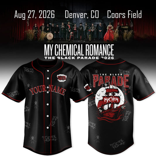 Personalized Gothic Parade Baseball Jersey