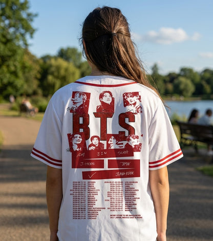 BTS Limited Tour Series - Official Graphic Baseball Jersey