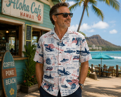 US Submarine – America 250th Anniversary Hawaiian Shirt