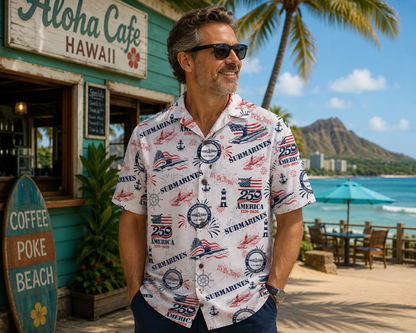 US Submarine – America 250th Anniversary Hawaiian Shirt