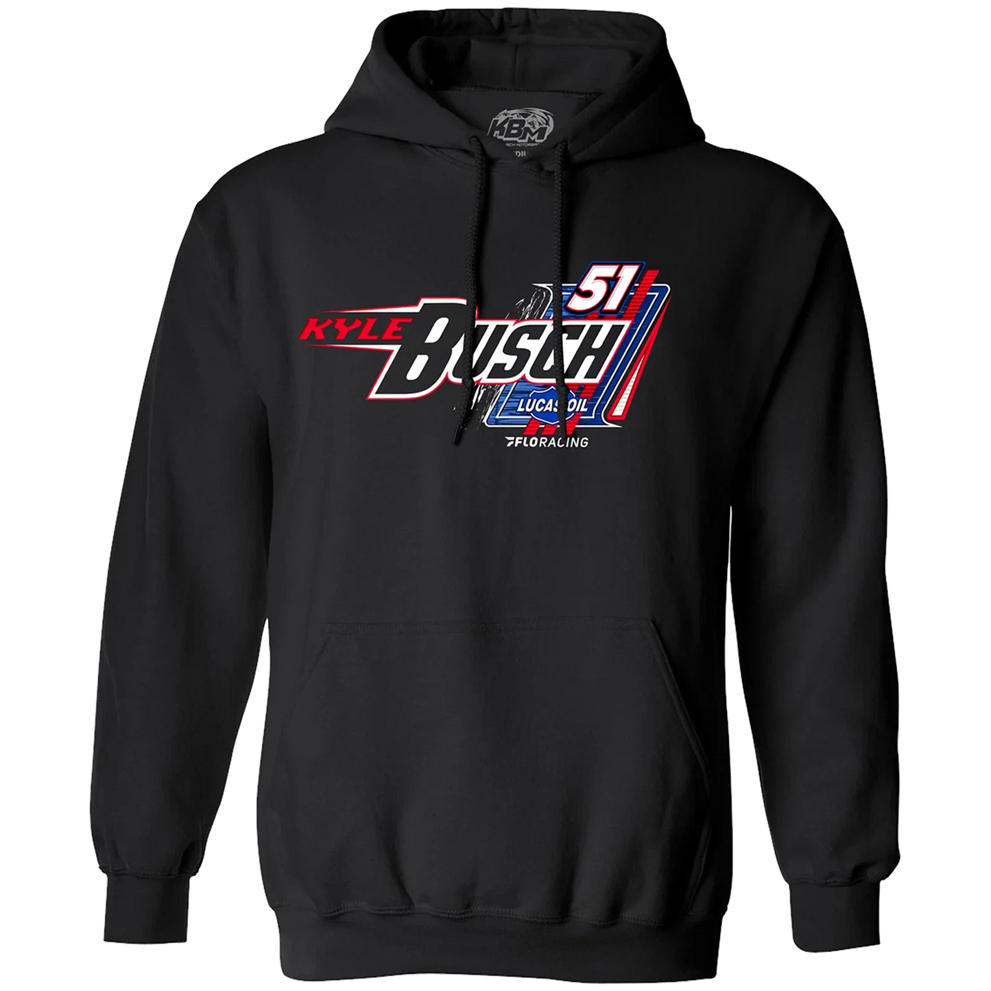 KYLE BUSCH #51 LUCAS/FLO BLK MIDGET HOODIE