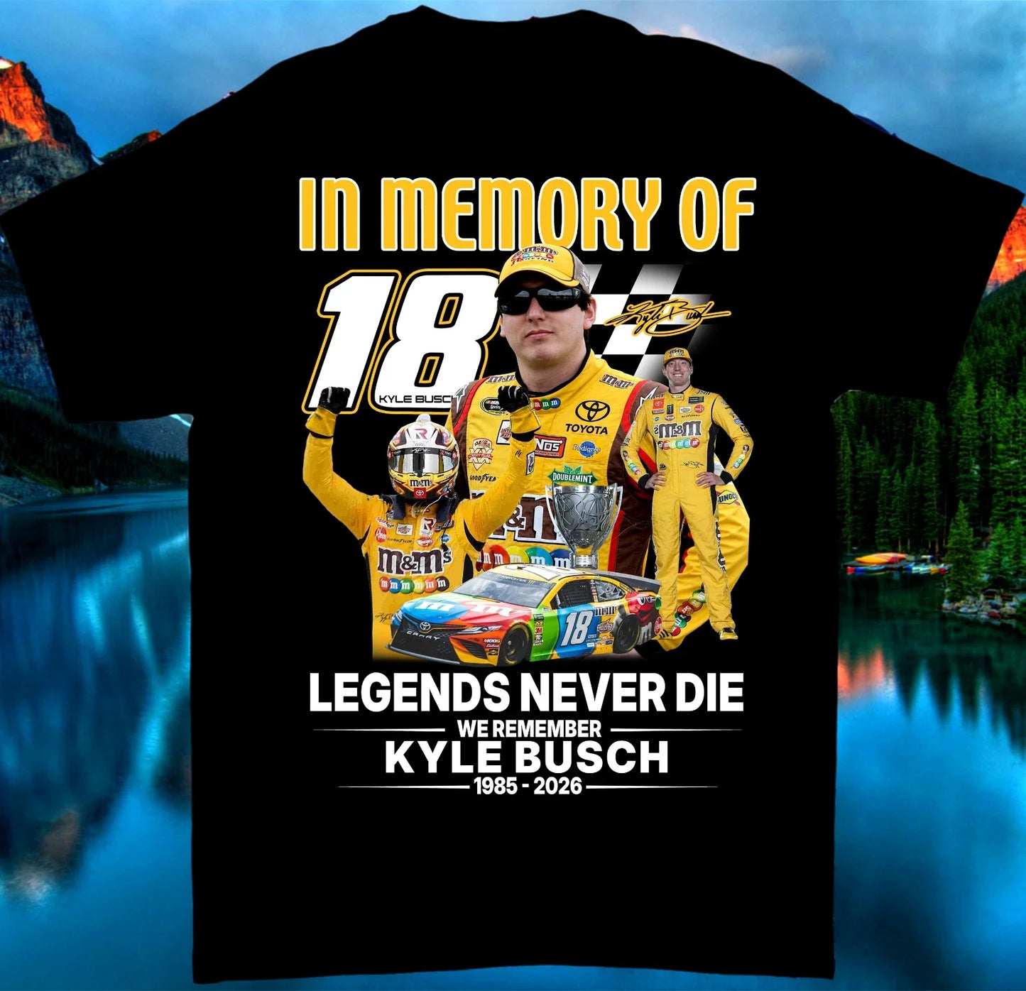 RIP Kyle Busch 1985 2026 Memorial T-Shirt HRT987P