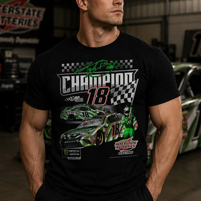 Kyle Busch #18 NASCAR Champion One Spot Graphic Tee