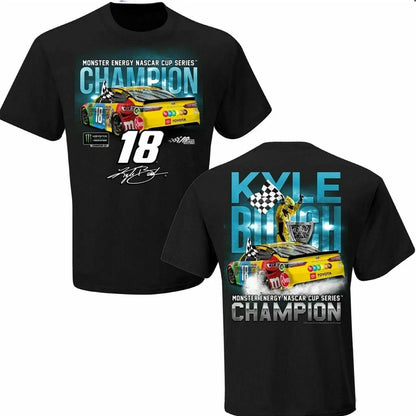 Kyle Busch #18 Double Sided NASCAR Champion Shirt