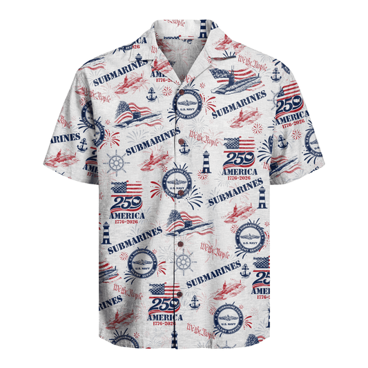 US Submarine – America 250th Anniversary Hawaiian Shirt
