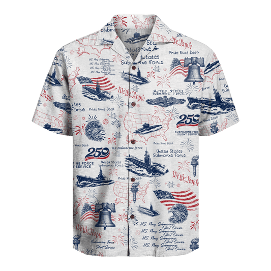 US Submarine – America 250th Anniversary Hawaiian Shirt