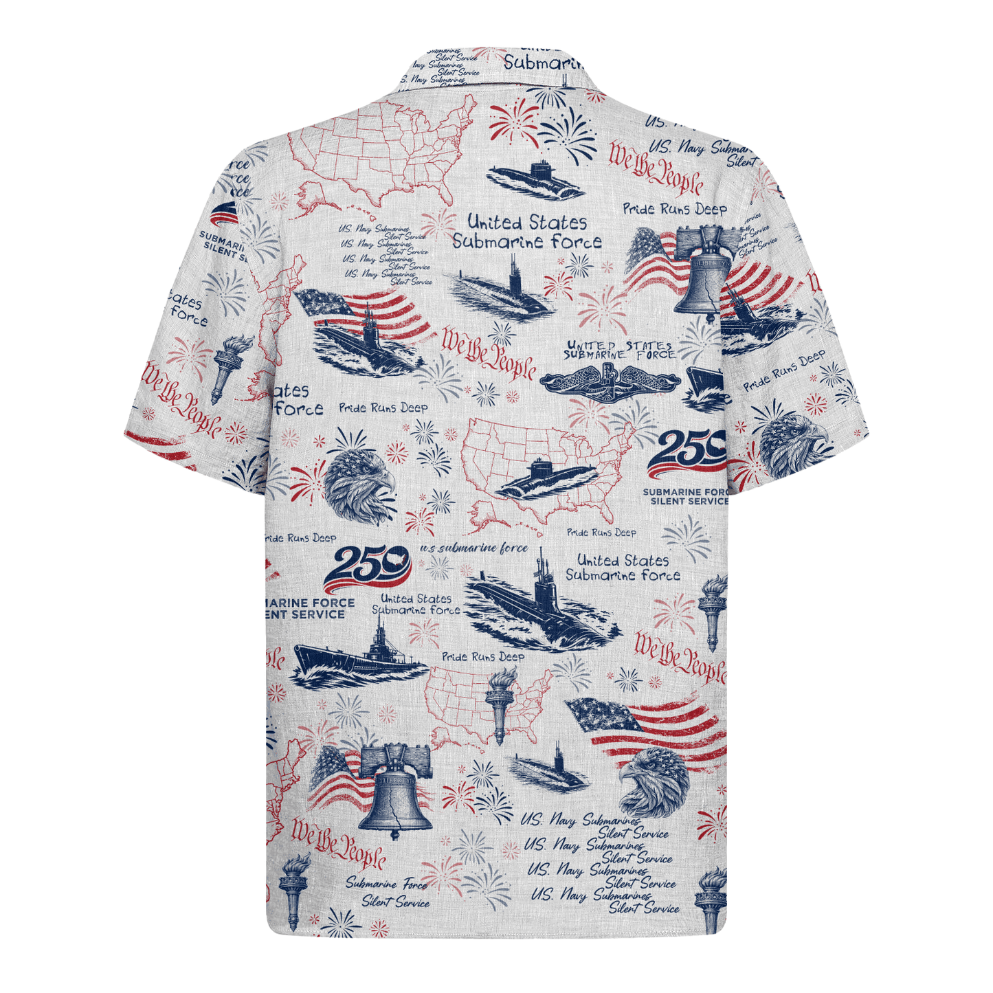 US Submarine – America 250th Anniversary Hawaiian Shirt