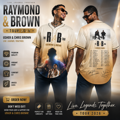 R&B Live Legends Tour 2026 Jersey Shirt