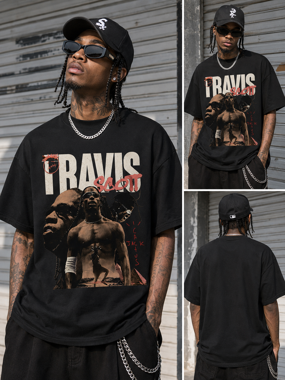 Black Rap Tour Graphic Tee, Vintage Streetwear Music T-Shirt