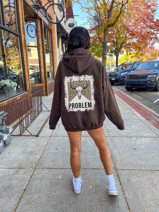 Vintage Country Hoodie, Somebody’s Problem Hoodie, Western Cowgirl Sweatshirt