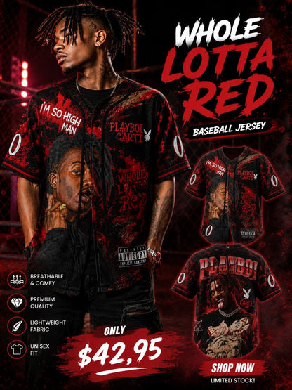 Dark Rage Baseball Jersey Shirt – Hip Hop Festival Outfit
