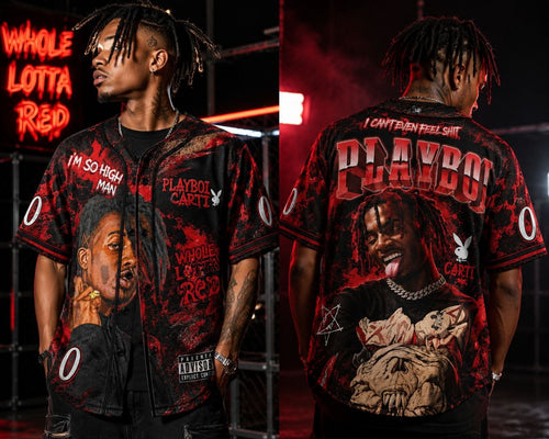 Dark Rage Baseball Jersey Shirt – Hip Hop Festival Outfit
